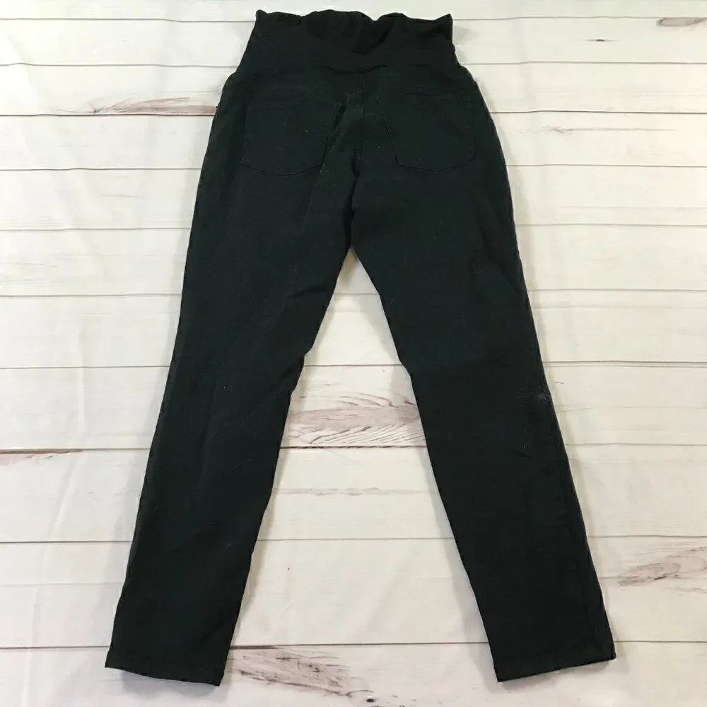 Isabel Maternity Over Belly Panel Black Jeans Size 10